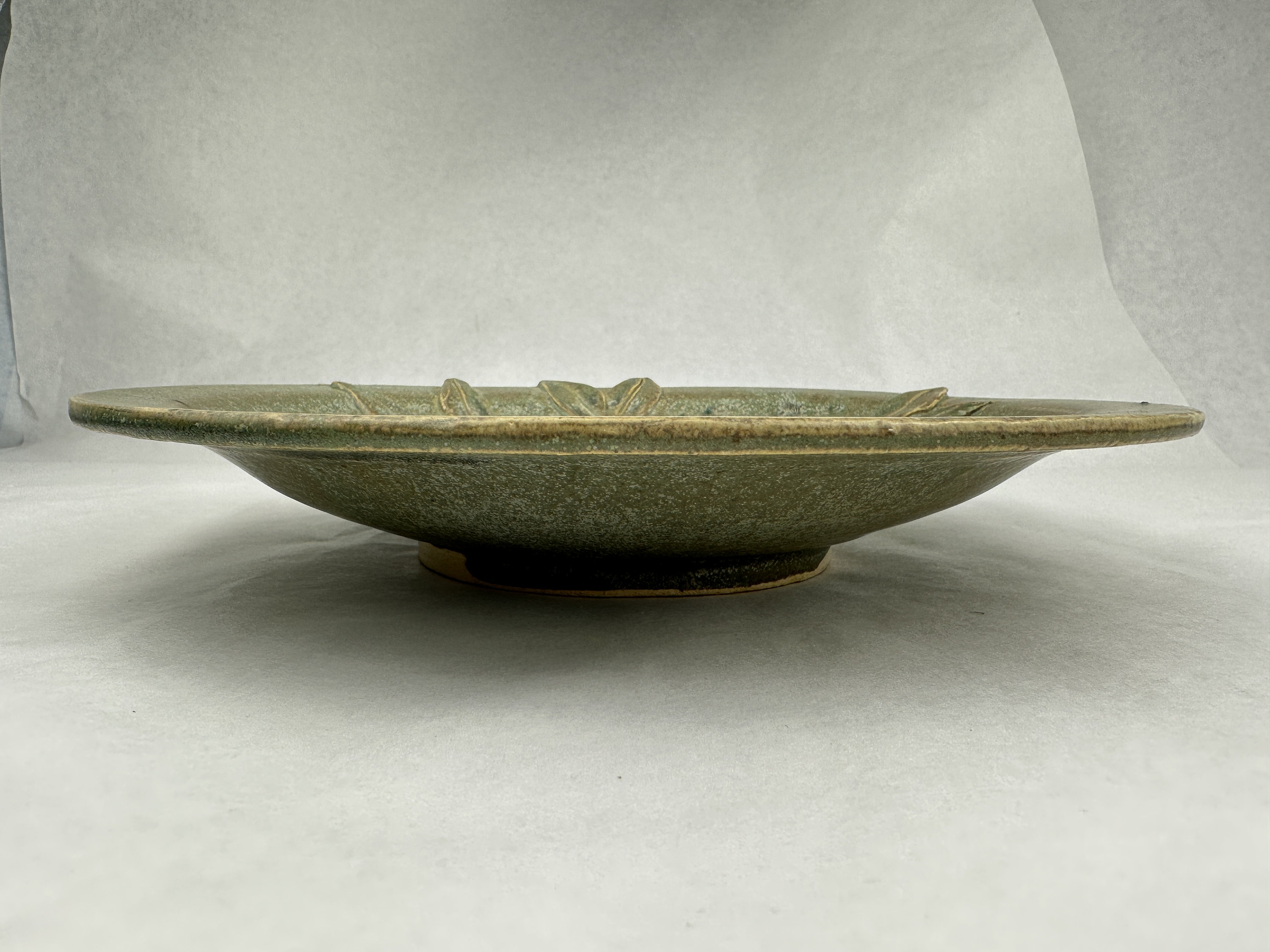 3D Botanical Art Pottery Decorative Bowl Platter Signed Etsy