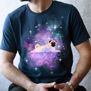 Custom pet photo shirt *VIBING IN SPACE* | Pet Portrait Custom Tee | Custom Dog Shirt | Cat Dad Gift | Pet Remembrance Gift | commissioned