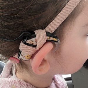 Bandeau antidérapant fin 10 mm pour maintien implant cochléaire et prothèses auditives bretelles d oreille sécurité anti perte image 8