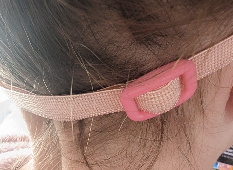 Thin non-slip headband 10 mm for maintaining cochlear implant and hearing aids, anti-loss safety ear straps image 8