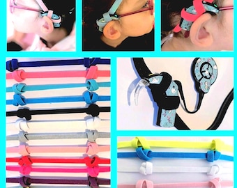Bandeau antidérapant sport pour enfant  taille unique extensible pour maintien implant cochléaire et prothèses auditives