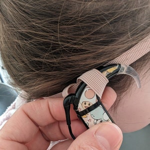 Thin non-slip headband 10 mm for maintaining cochlear implant and hearing aids, anti-loss safety ear straps image 9