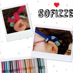 Thin 10mm anti-slip headband for securing cochlear implants and hearing aids; adjustable size; ear straps