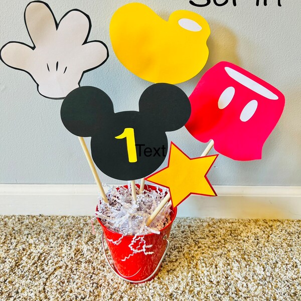 Mickey Centerpieces Etsy
