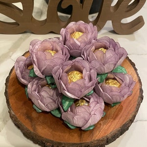Hand Made Light Purple Truffle Wrappers (forminhas)