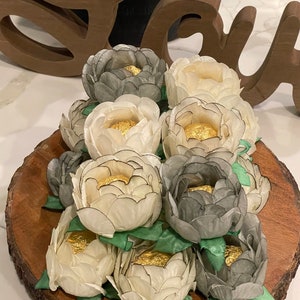 Hand Made Rustic Trio Truffle Wrappers (forminhas)