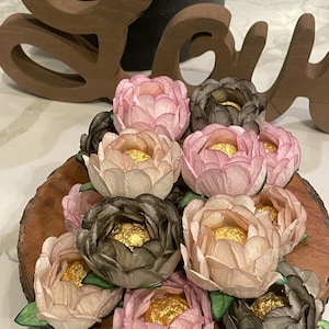 Hand Made Cappuccino Trio Truffle Wrappers (forminhas)