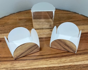 50 Silver Truffle Boxes