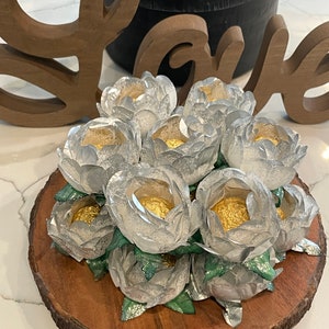 Silver Hand Made Truffle Wrappers (forminhas)