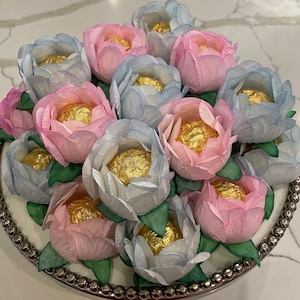 Gender Reveal Truffle Wrappers BLUE/PINK (forminhas)