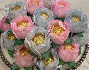 Gender Reveal Truffle Wrappers BLUE/PINK (forminhas)