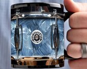 Gretsch Brooklyn Drum Mugs, Drummer Coffee Mug, Present for Drummers, Gift For Men, Gift For Him, Band Teacher Gift, Drummer Gift Idea