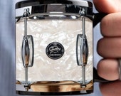 Gretsch Renown Gretsch Drums Mug, Gretsch Catalina Maple Drum Mug, 2-D Printed Ceramic Mug, Drummer Mug, Gift for Drummer, Drummer Gift