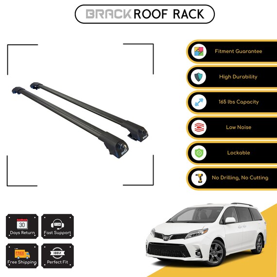 BRACK Roof Rack Luggage Carrier Cross Bars for Toyota Sienna Etsy