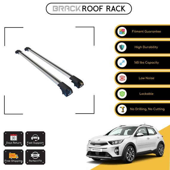 BRACK Roof Rack Luggage Carrier Cross Bars for Kia Stonic 2019 Etsy