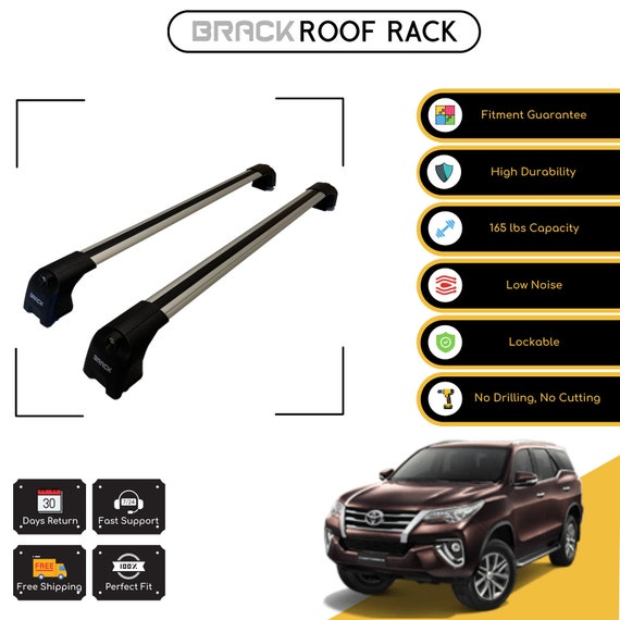 BRACK Roof Rack Luggage Carrier Cross Bars for Toyota Fortuner Etsy