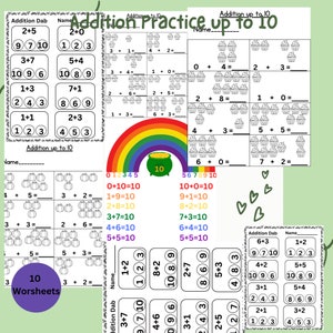 Kindergarten addition ,math printable, addition worksheet for kindergarten, printable addition