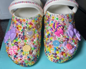 Bling Custom Crocs  For Children !!  Birthdays, Weddings, Parties, Shows!