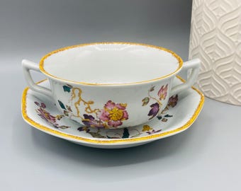 Vintage Wedgwood Devon Rose Georgetown Bone China Bread Plates