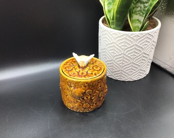 Lovely Portuguese Secia Glazed  Honey Pot