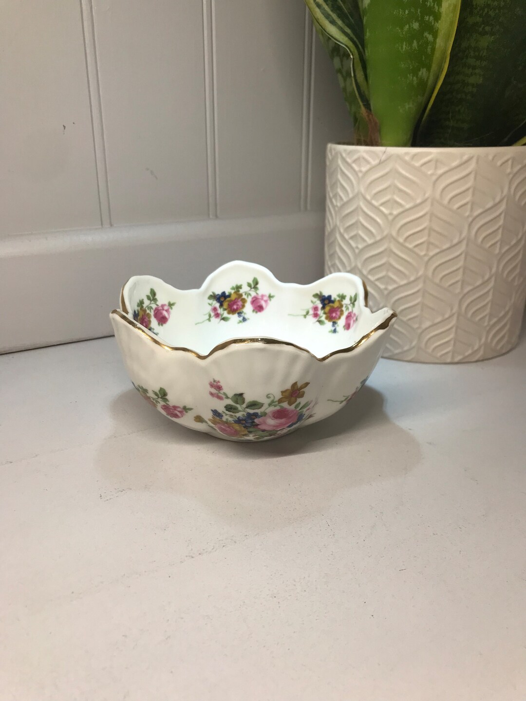 20th Century Fine Bone China crown Staffordshire Bowl Etsy