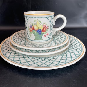 Villeroy and Boch Basket Tea Set - Etsy