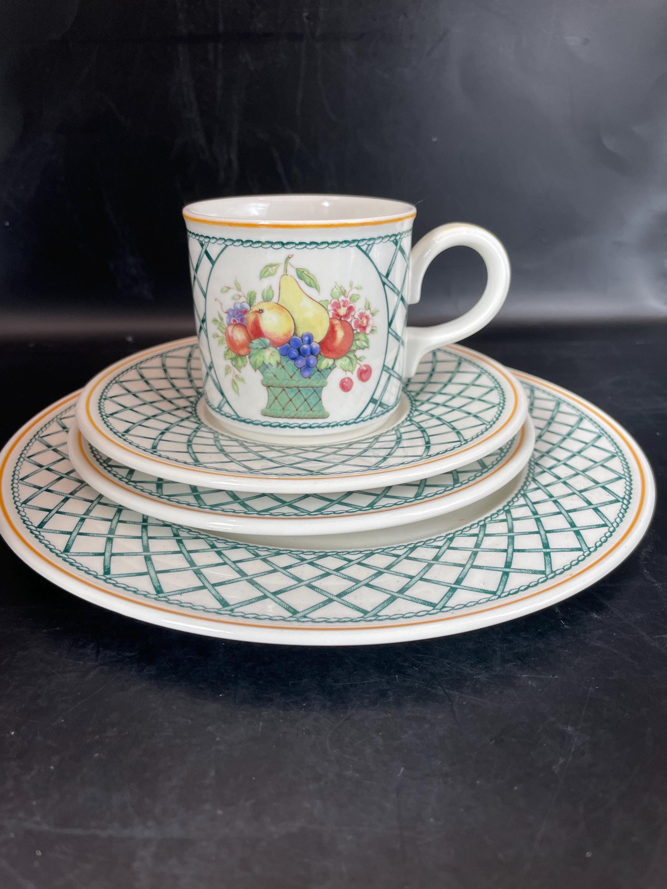 Villeroy and Boch Basket Tea Set - Etsy