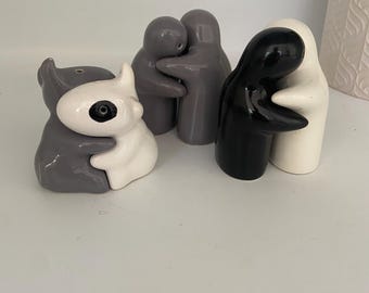 Salières et poivrières à câliner