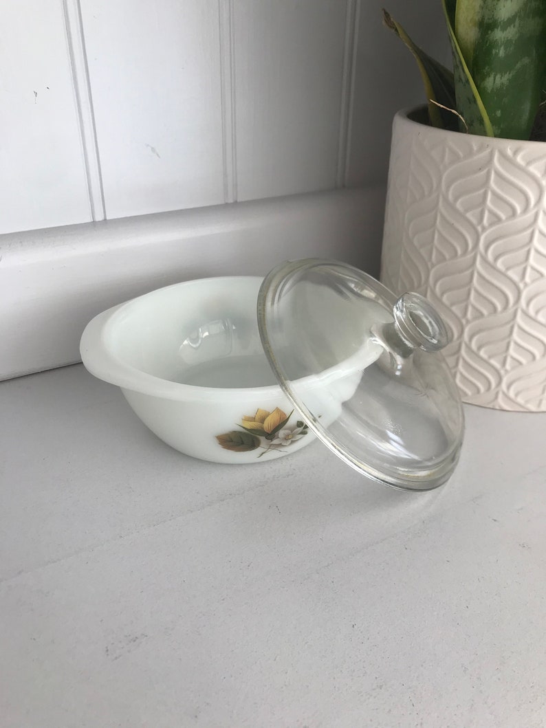 Vintage Pyrex Sugar Bowl With Lid. Etsy