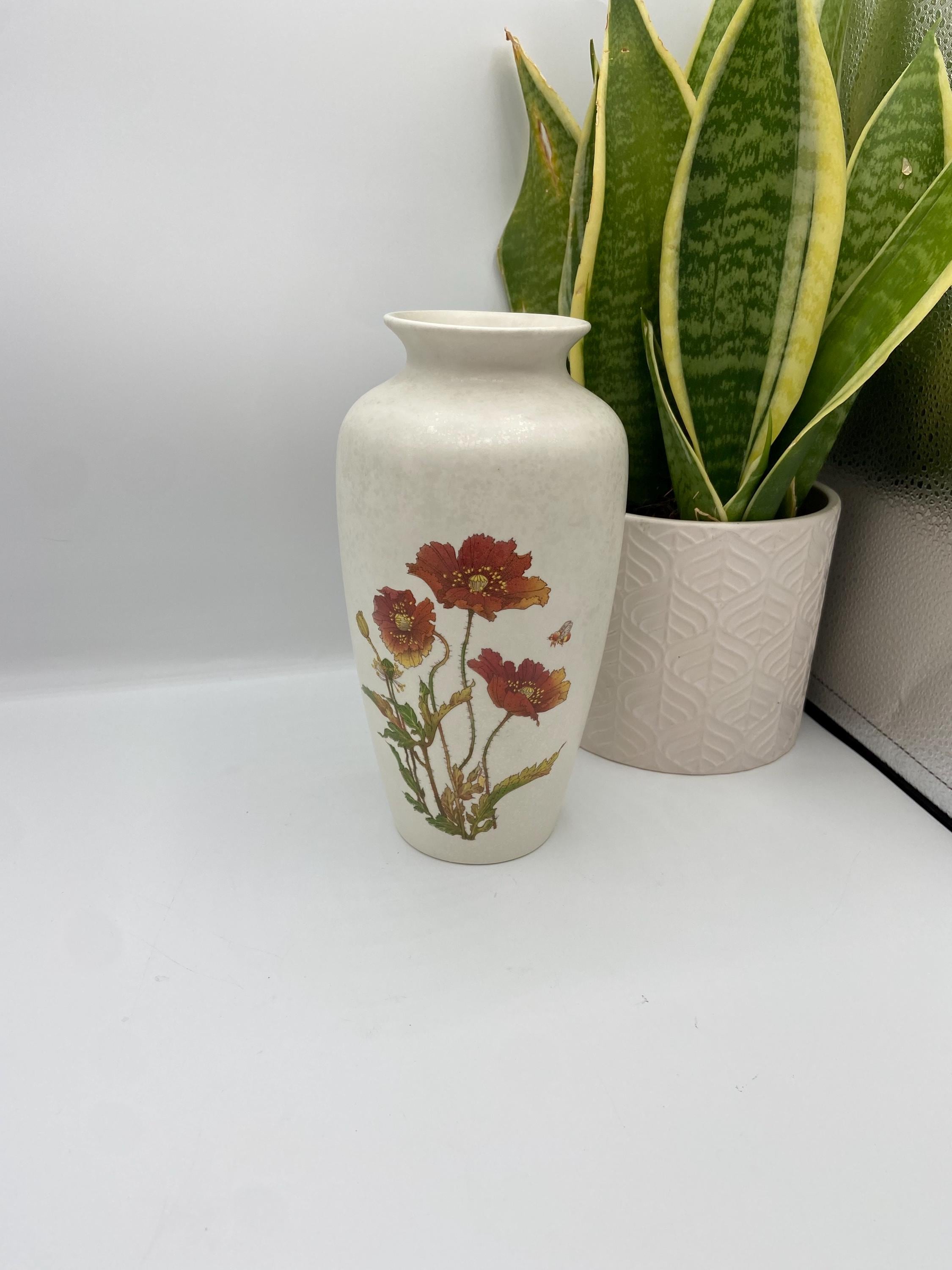 Poole Pottery Poppy Vase - Etsy