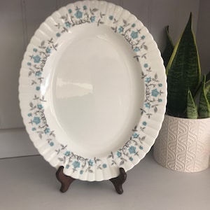 Gorgeous Vintage Mayfair Bone China Serving Platter.