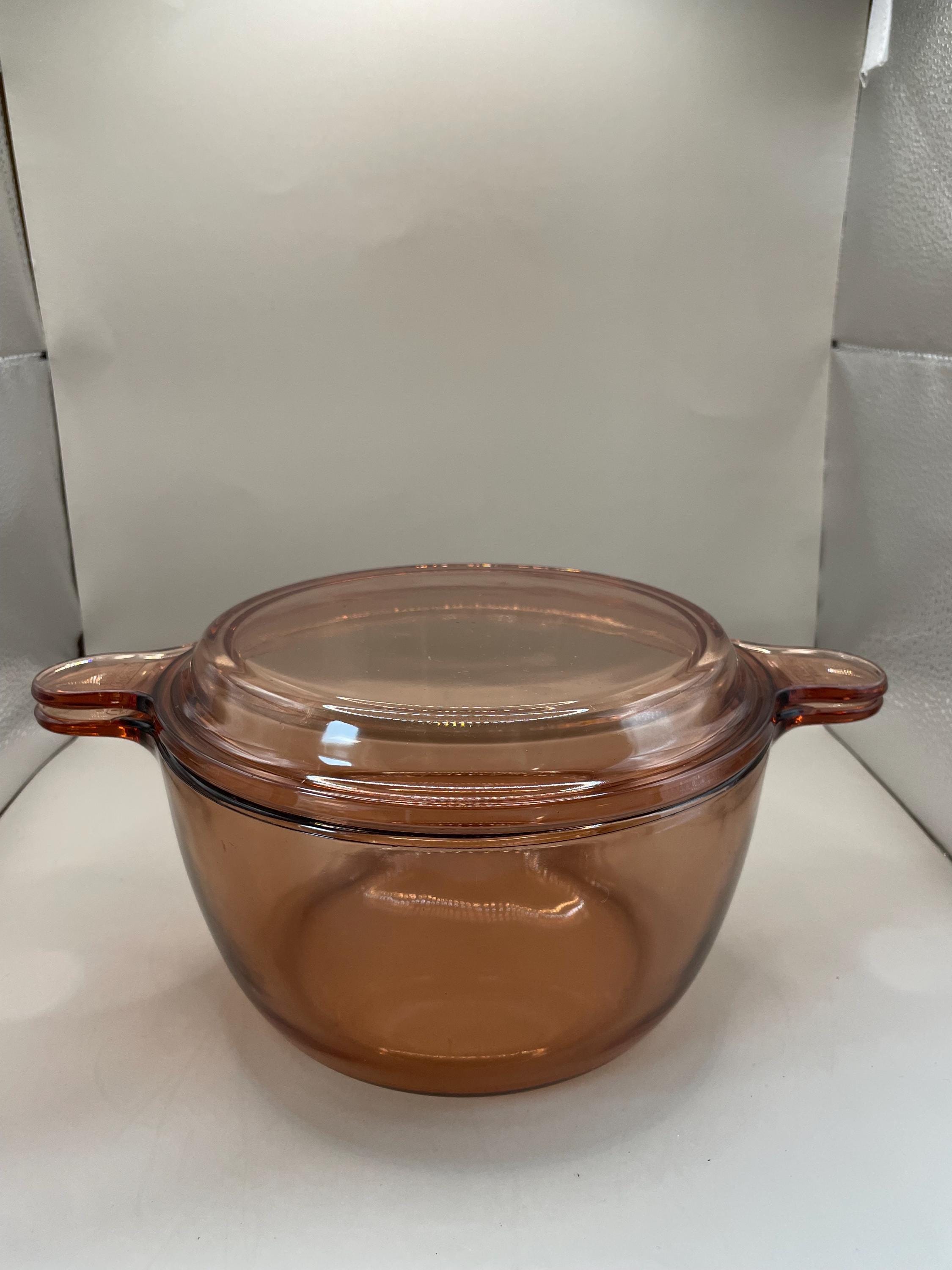 Ancienne Cocotte, Casserole Vintage  Plat Vision Corning Fr - 35