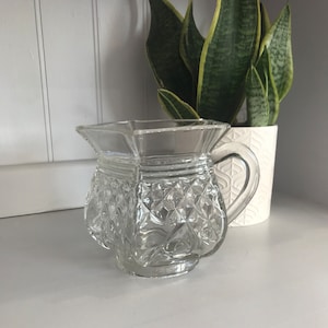 Vintage Pentagon Shaped Glass Jug