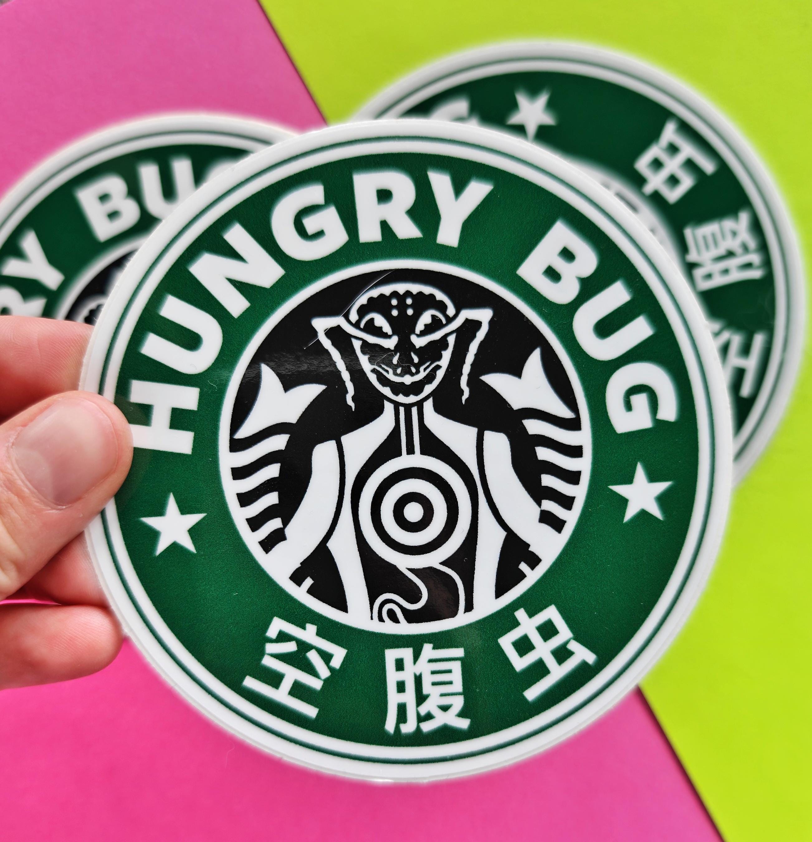Hungry Bug Dorohedoro Logo Starbucks Inspired Sticker - Etsy