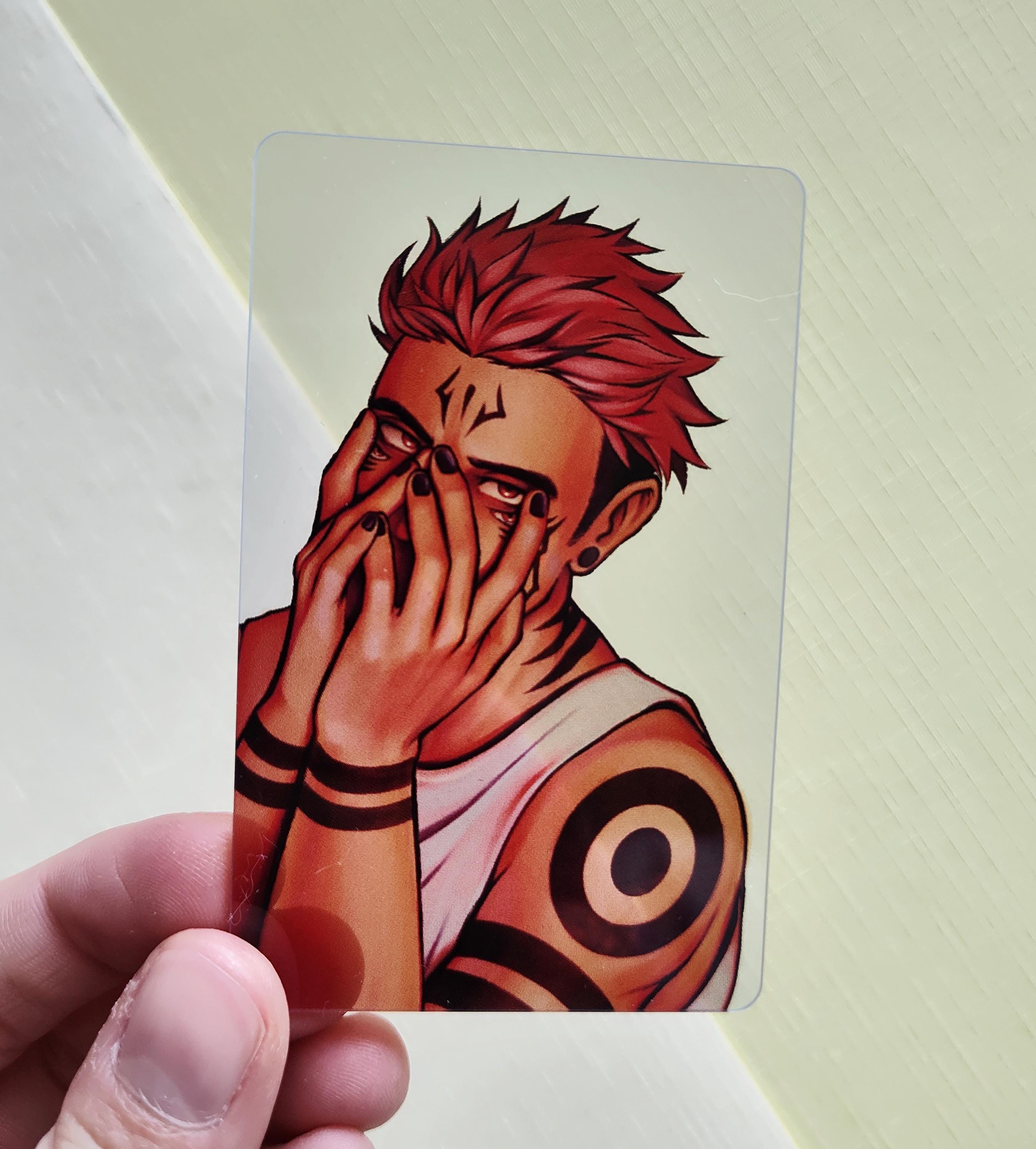 Clear Ryomen Sukuna Photocard