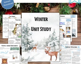 冬期ユニットスタディ：ホームスクールカリキュラム（デジタルダウンロード）