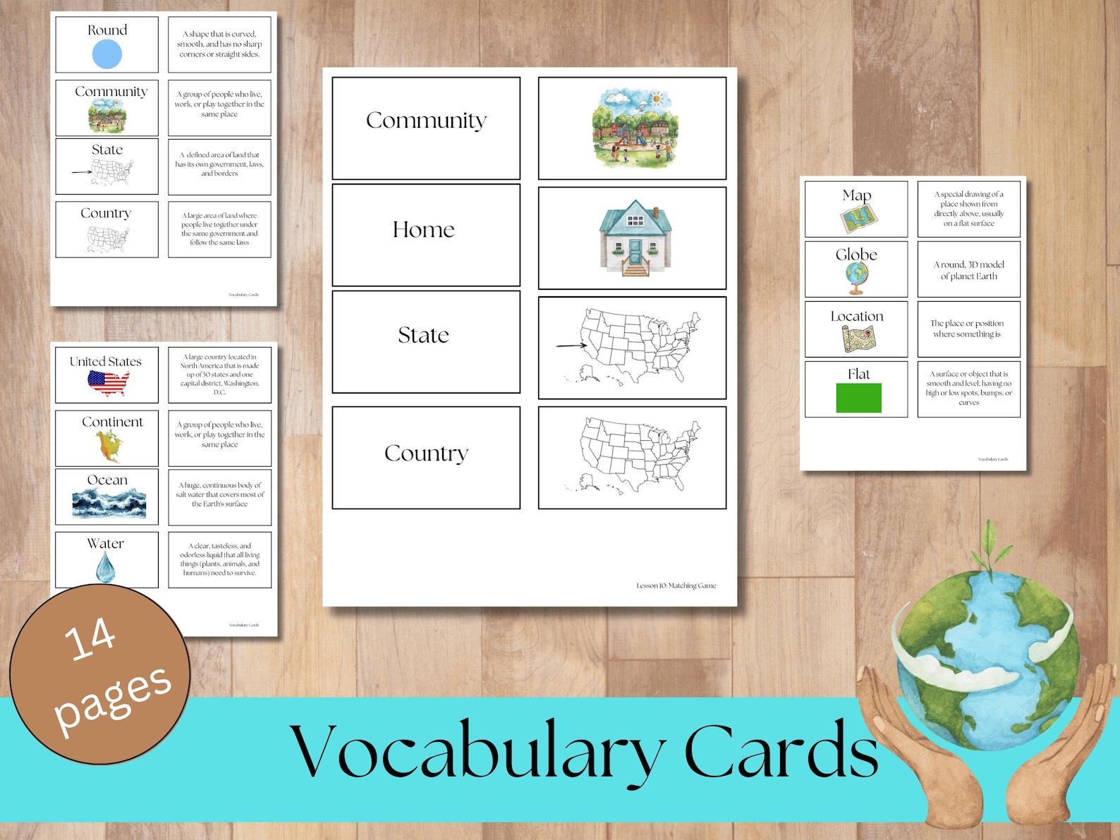 Mapping My World Geography Unit Study | Continents, Oceans, Maps (PDF ...