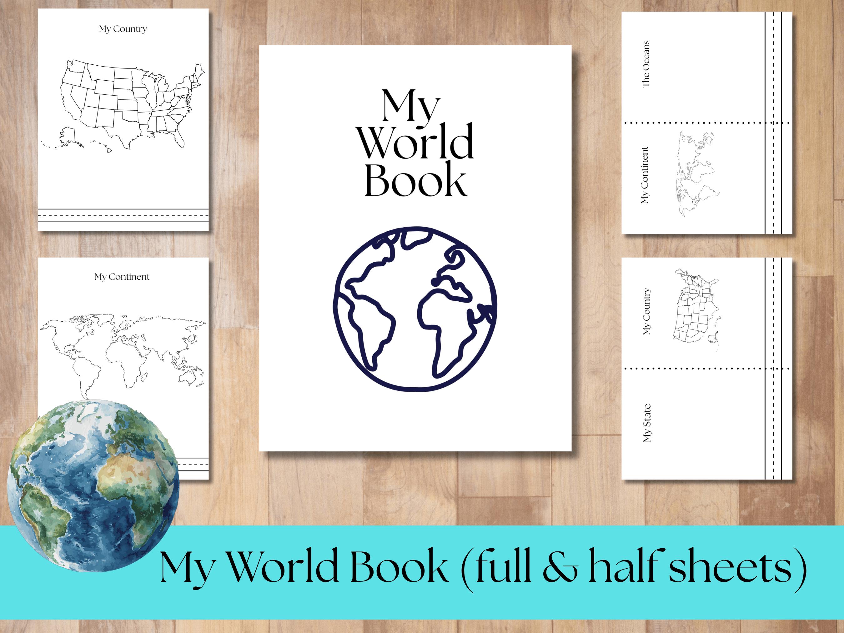 Mapping My World Geography Unit Study | Continents, Oceans, Maps (PDF ...