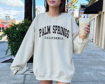 Palm Springs Crewneck Sweatshirt Palm Springs Crewneck Sweatshirt
