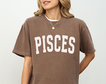 Pisces Shirt, Pisces Birthday Shirt, Pisces Zodiac Astrology Gift, Star Sign T Shirt, February Birthday, March Birthday, Pisces Gift