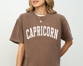 Capricorn Shirt, Capricorn Birthday Shirt, Capricorn Zodiac Astrology Gift, Star Sign T Shirt, December Birthday, January Birthday