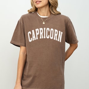 Capricorn Shirt, Capricorn Birthday Shirt, Capricorn Zodiac Astrology Gift, Star Sign T Shirt, December Birthday, January Birthday