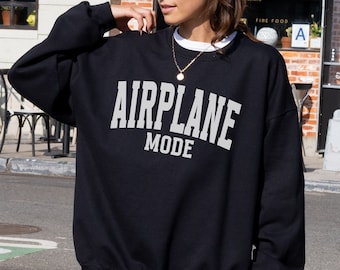 Airplane Mode Sweatshirt, Airplane Mode Sweater, Travel Sweatshirt, Airplane Sweatshirt, Trip Sweater, Travel Gift, Vacay Mode Adventure