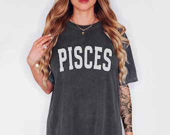 Pisces Shirt, Pisces Birthday Shirt, Pisces Zodiac Astrology Gift, Star Sign T Shirt, February Birthday, March Birthday, Pisces Gift