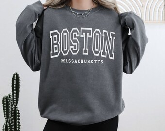 [COSYHARU公式] Boston Oversized Sweatshirt Boston Oversized Sweatshirt - COSYHARU | 60% - Asian Fashion