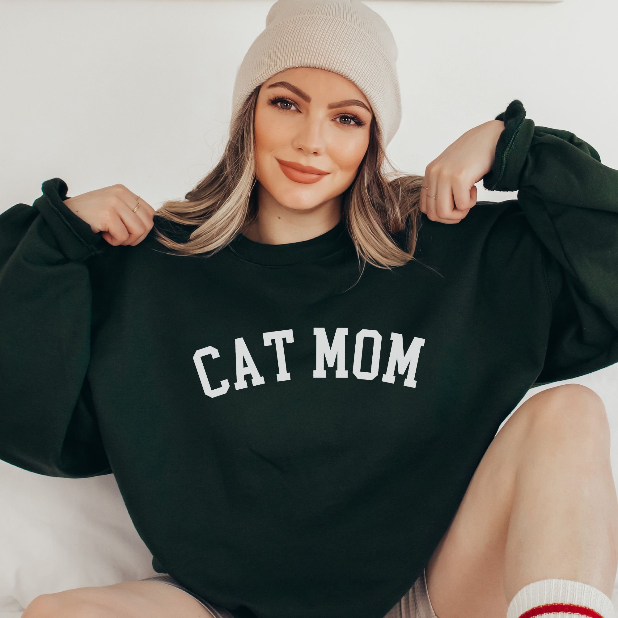 Cat Mom Sweatshirt, Cat Mama Sweatshirt, Cat Mom Sweatshirt sold by