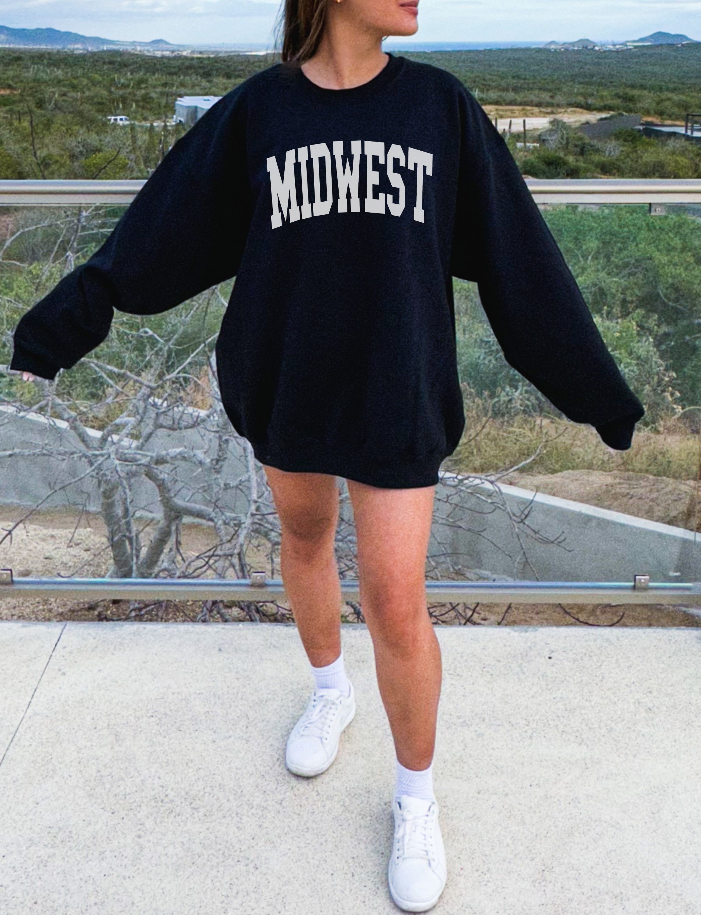 【CPGN STUDIO】MIDWEST VILLAGE Sweatshirt West Village Sweatshirt, West Village Hoodie, Village New
