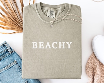 Beachy Shirt, Summer Shirts, Coastal Aesthetic TShirt, Cute Summer Outfits Tee, Ocean Beach Shirt, Minimalist Summer Trip Tee,Seashell Shirt