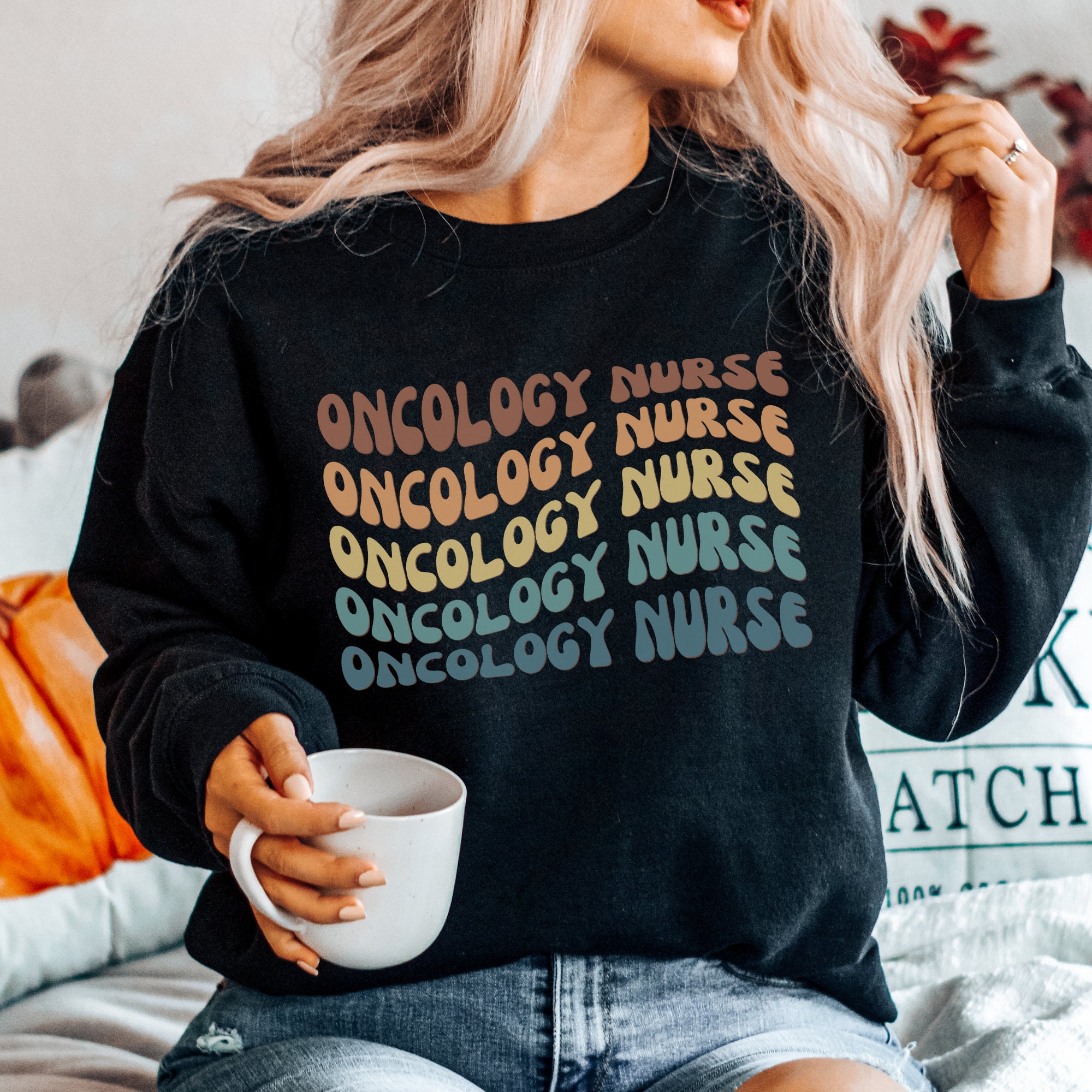 Oncology Nurse Crewneck Sweatshirt Pediatric Oncologist - Etsy