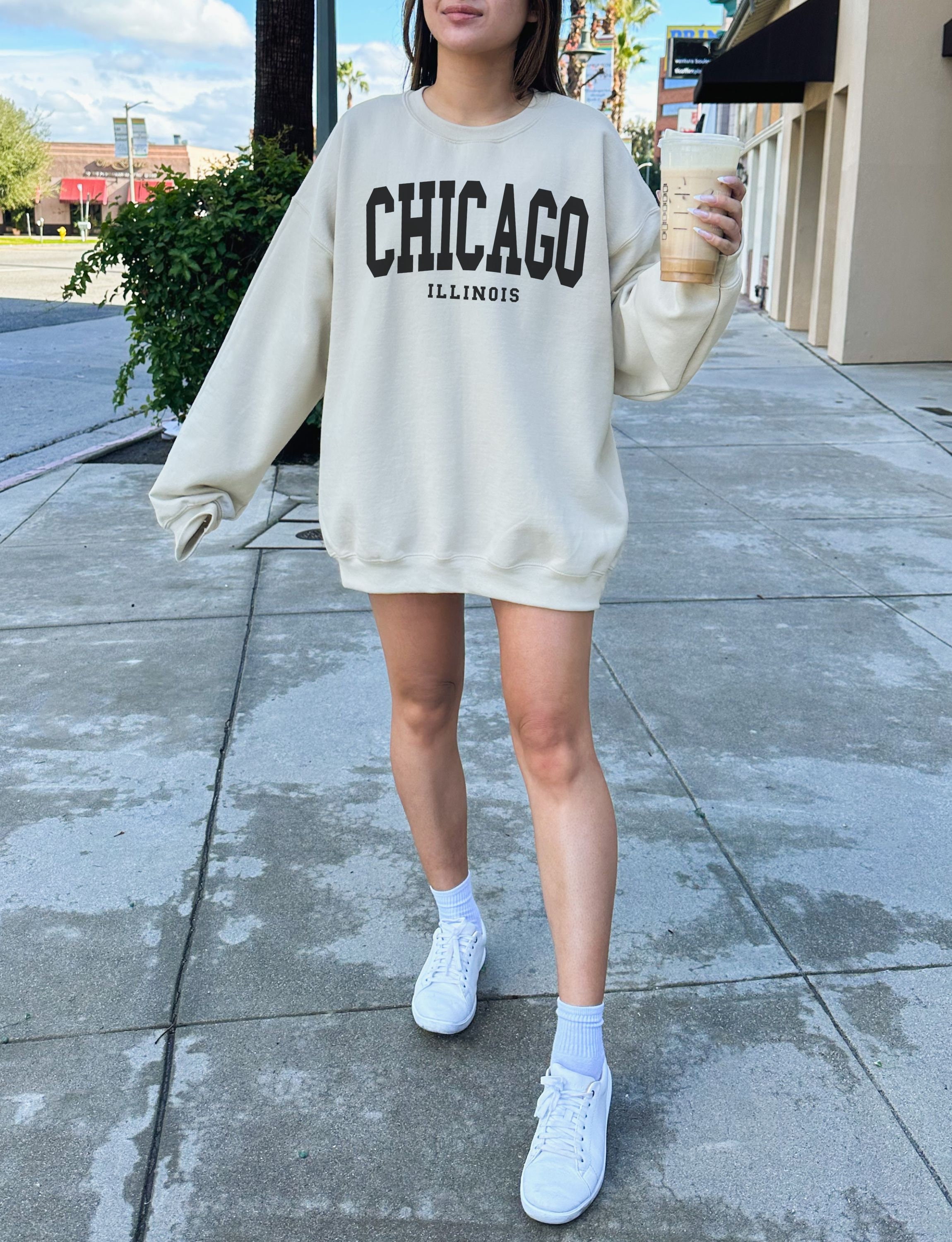 Chicago Graphic Hoodie - Etsy Canada